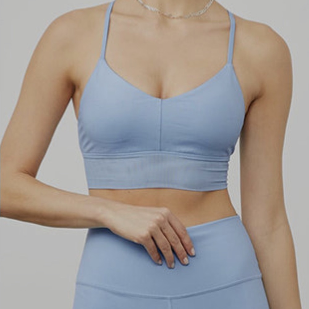 COPY - Also Yoga Bra Lavish Bra Blue Skies Small